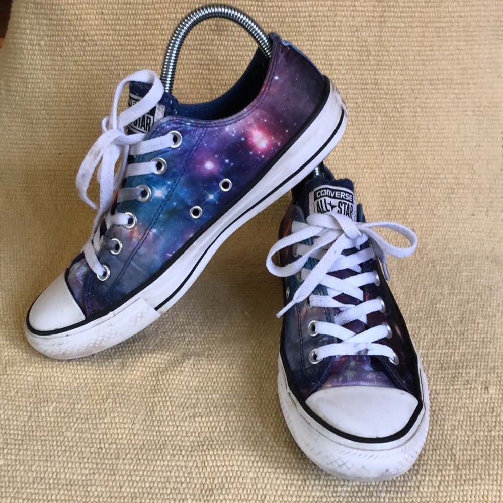 Converse All Star Satin Low Sneaker Galaxy Print